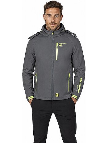 Veste softshell coupe-vent à capuche ritchoneak – canadian peak