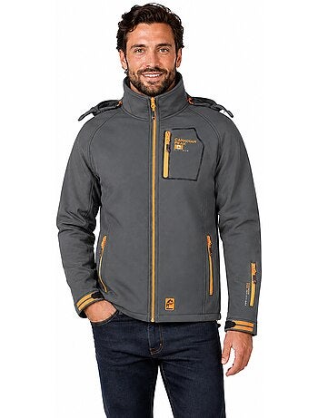 Veste softshell coupe-vent à capuche riziereak – canadian peak