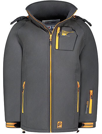 Veste softshell coupe-vent à capuche riziereak – canadian peak