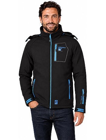 Veste softshell coupe-vent à capuche riziereak – canadian peak