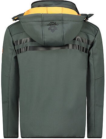 Veste softshell coupe-vent à capuche royauteak – canadian peak