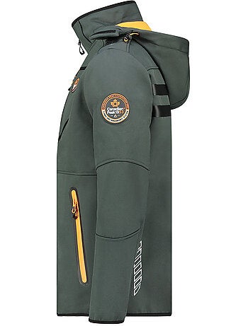 Veste softshell coupe-vent à capuche royauteak – canadian peak