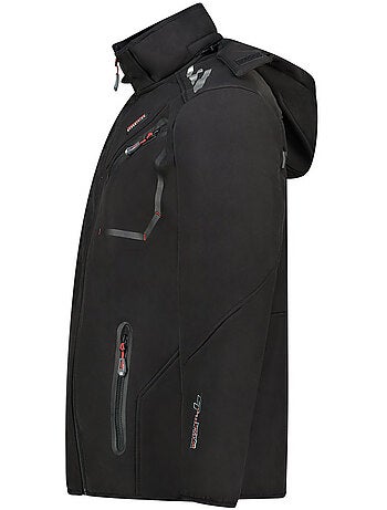 Veste softshell coupe-vent à capuche royauteak – canadian peak