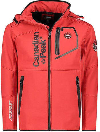 Veste softshell coupe-vent à capuche royauteak – canadian peak