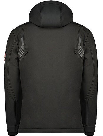 Veste softshell coupe-vent à capuche talenteak – canadian peak