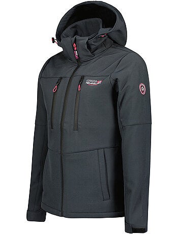 Veste softshell coupe-vent doublée polaire timmexeak – canadian peak