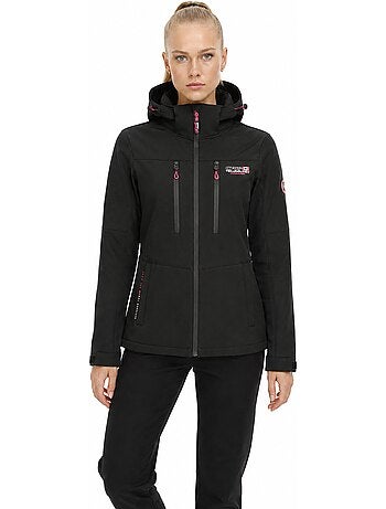Veste softshell coupe-vent doublée polaire timmexeak – canadian peak