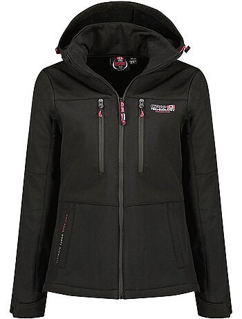 Veste softshell coupe-vent doublée polaire timmexeak – canadian peak