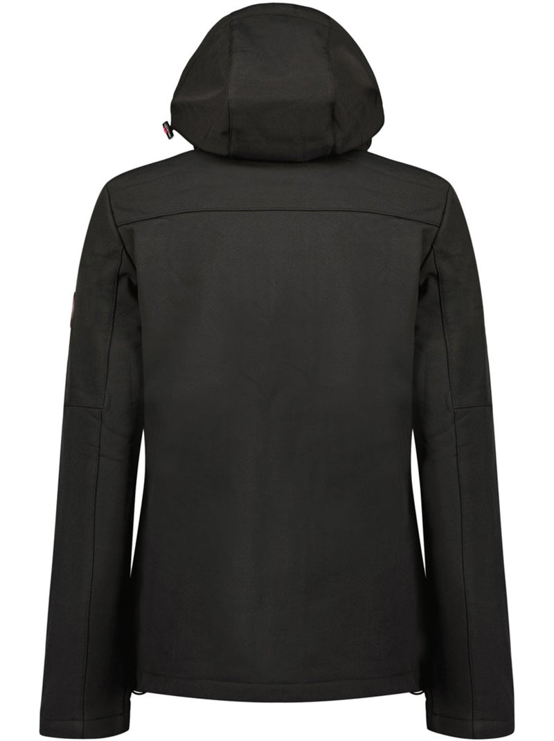 Veste softshell coupe-vent doublée polaire timmexeak – canadian peak Noir - Kiabi