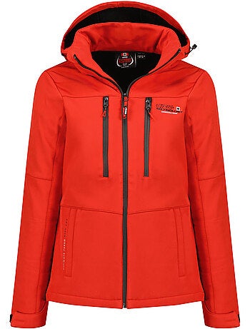 Veste softshell coupe-vent doublée polaire timmexeak – canadian peak