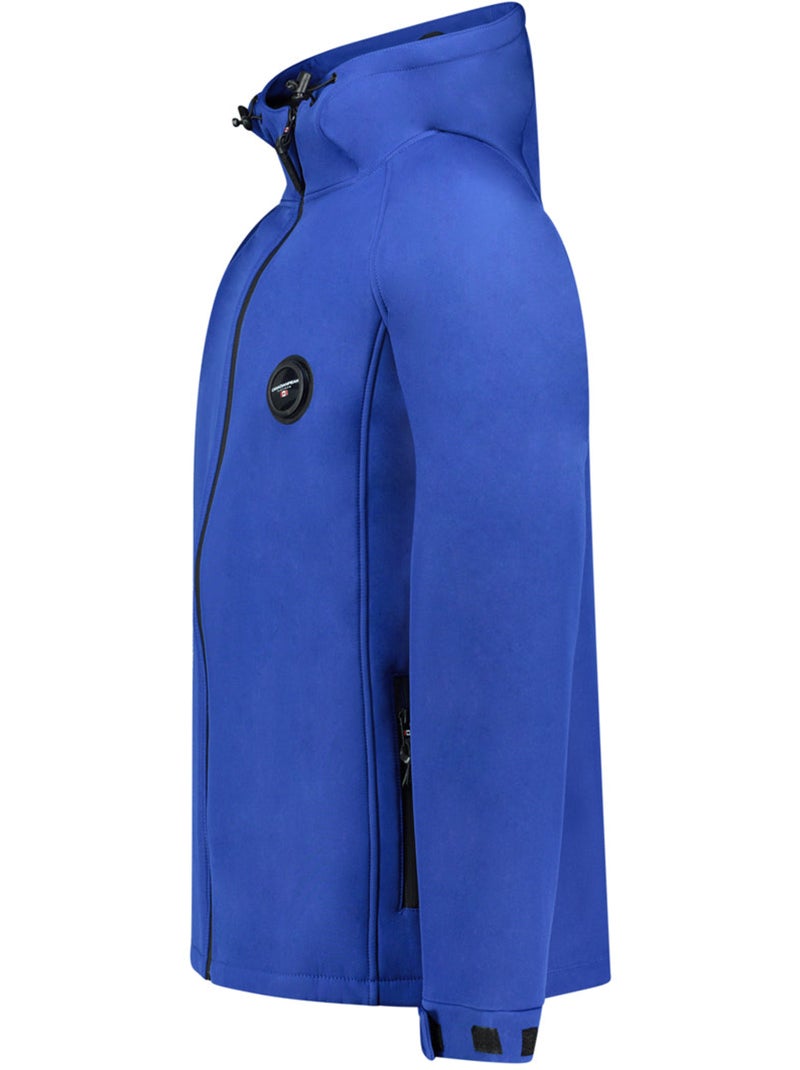 Veste softshell déperlante à capuche tamigoglasseak – canadian peak Bleu roi - Kiabi