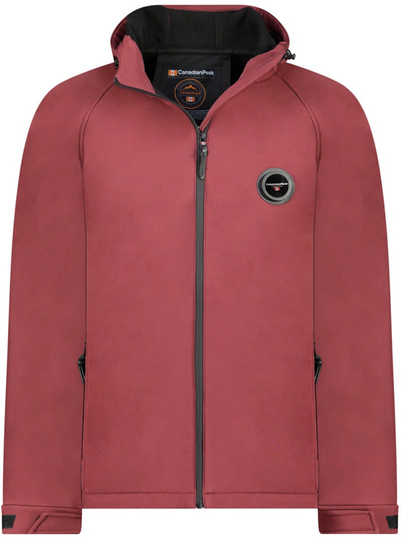 Veste softshell déperlante à capuche tamigoglasseak – canadian peak Bordeaux - Kiabi