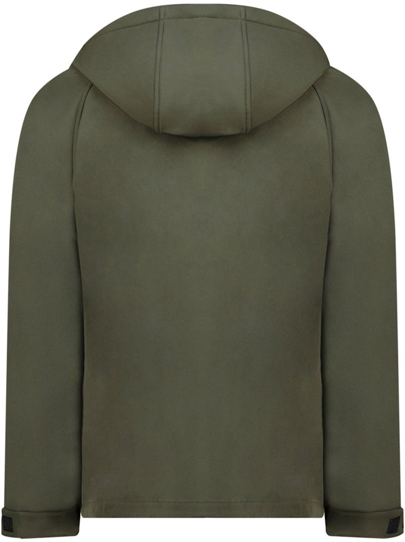Veste softshell déperlante à capuche tamigoglasseak – canadian peak Kaki - Kiabi