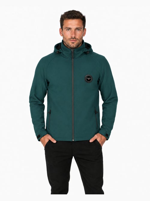 Veste softshell déperlante à capuche tamigoglasseak – canadian peak - Kiabi Veste softshell déperlante à capuche tamigoglasseak – canadian peak - Kiabi