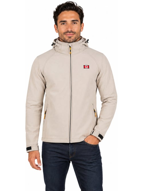 Veste softshell déperlante à capuche tamigoloreak – canadian peak - Kiabi Veste softshell déperlante à capuche tamigoloreak – canadian peak - Kiabi