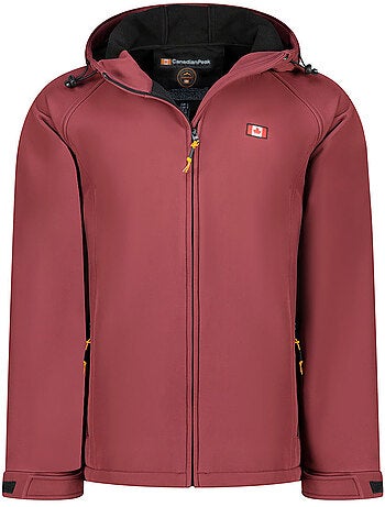 Veste softshell déperlante à capuche tamigoloreak – canadian peak