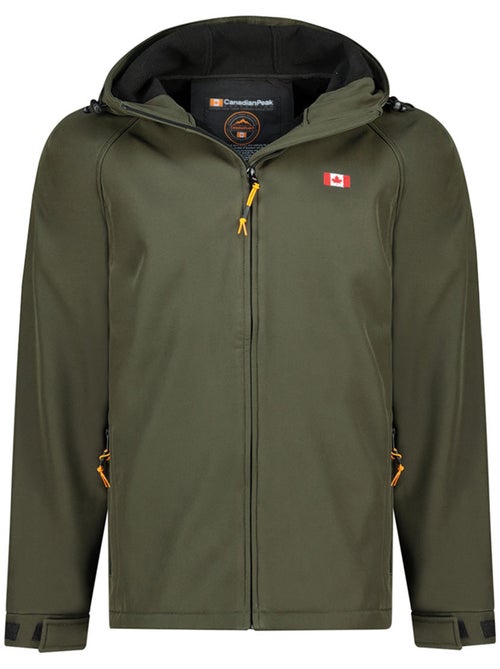 Veste softshell déperlante à capuche tamigoloreak – canadian peak - Kiabi