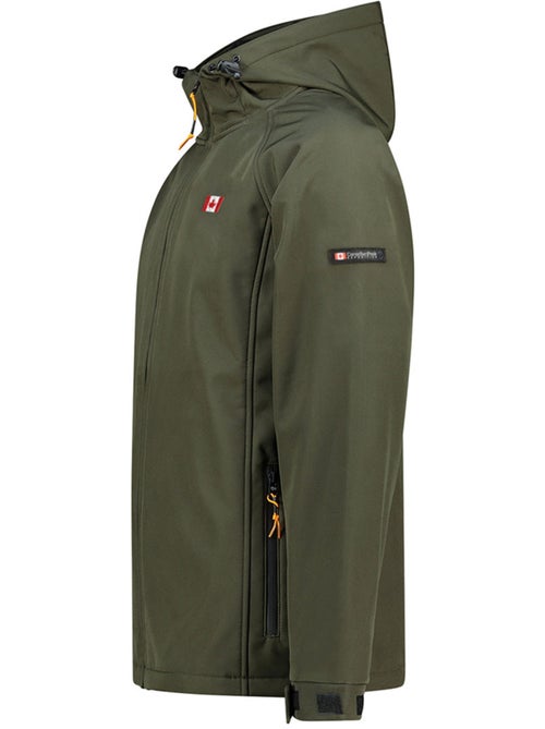 Veste softshell déperlante à capuche tamigoloreak – canadian peak - Kiabi