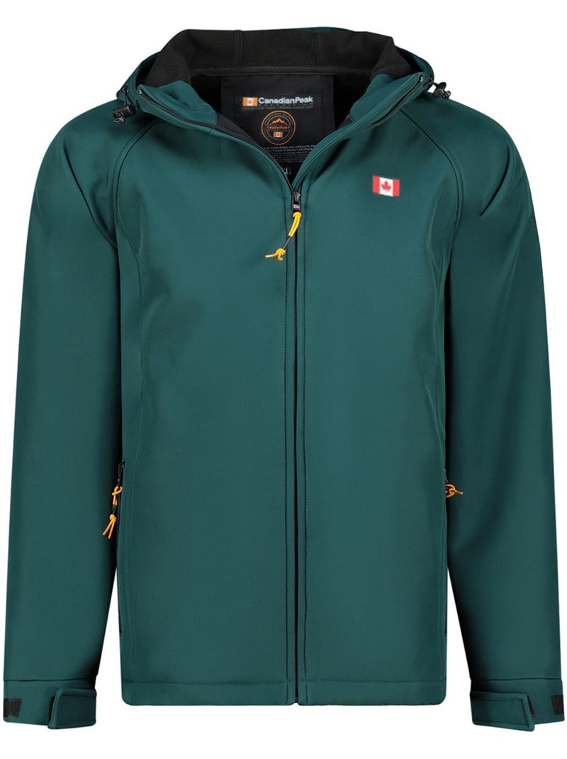 Veste softshell déperlante à capuche tamigoloreak – canadian peak Vert foncé - Kiabi