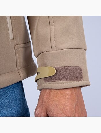 Veste softshell homme ou femme 'breizh océan' doublure polaire déperlante