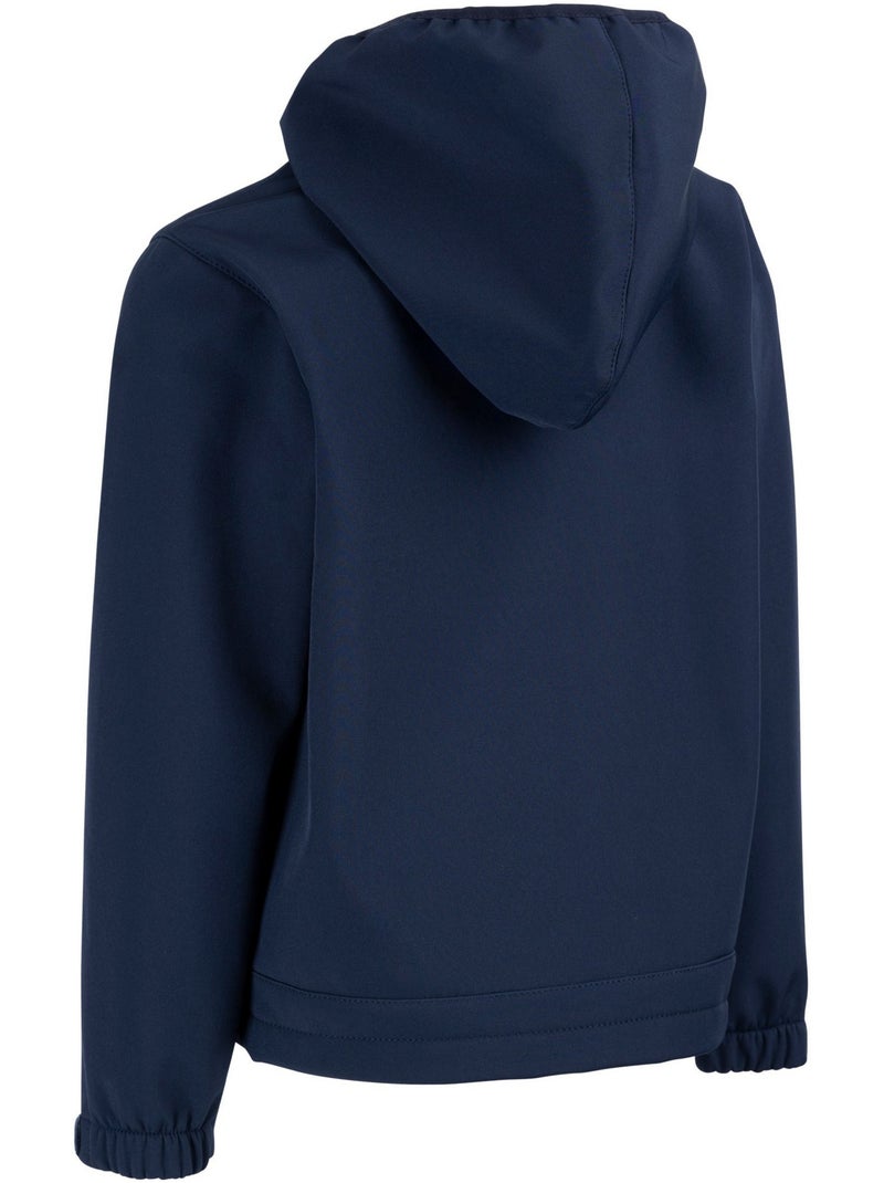 Veste softshell imperméable à capuche faster - trespass Bleu - Kiabi