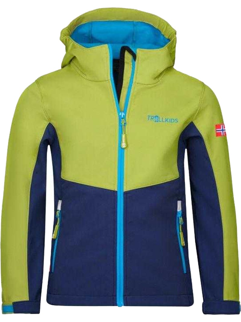 Veste softshell kristiansand - trollkids Bleu foncé - Kiabi