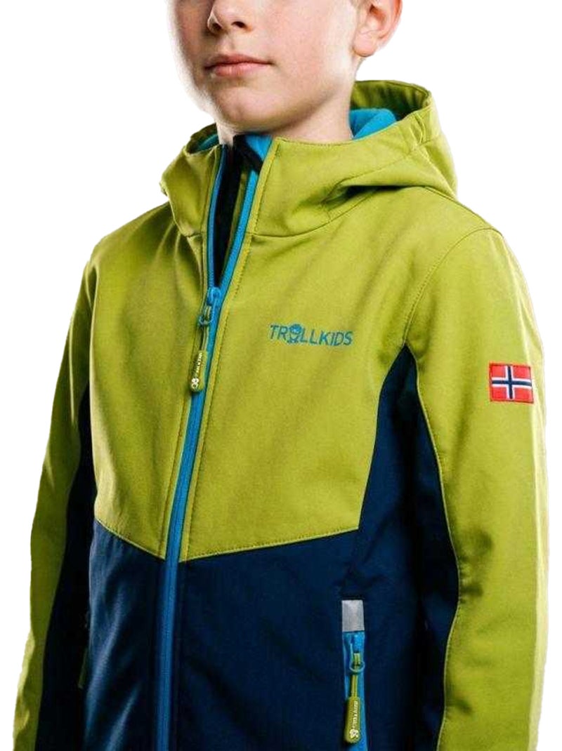 Veste softshell kristiansand - trollkids Bleu foncé - Kiabi