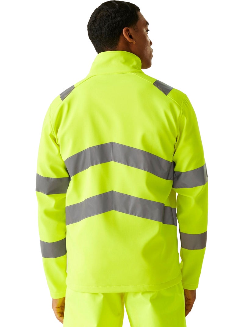 Veste softshell pro contract ablaze - regatta professional Jaune - Kiabi