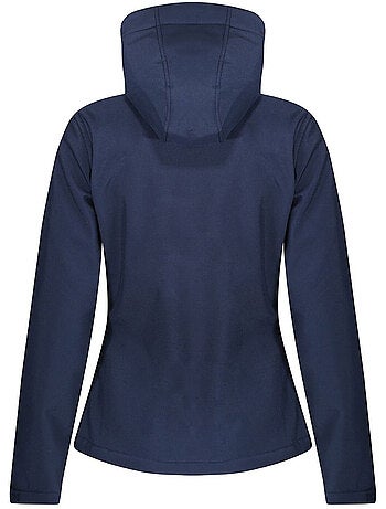 Veste softshell unie à capuche amovible et poche sur poitrine - regatta professional