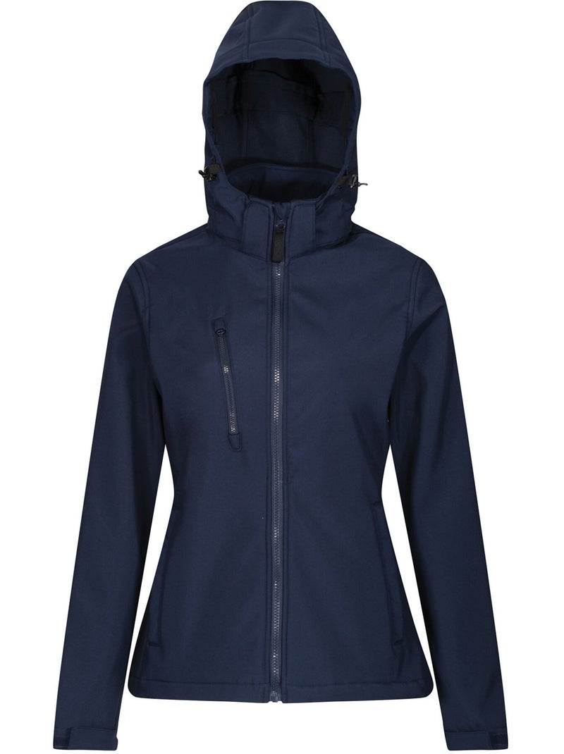 Veste softshell unie à capuche amovible et poche sur poitrine - regatta professional Bleu marine - Kiabi