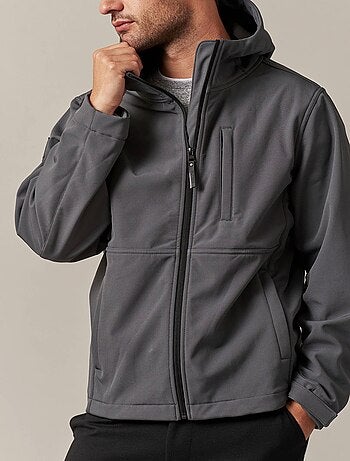 Veste streetwear unie à capuche 'Deeluxe'