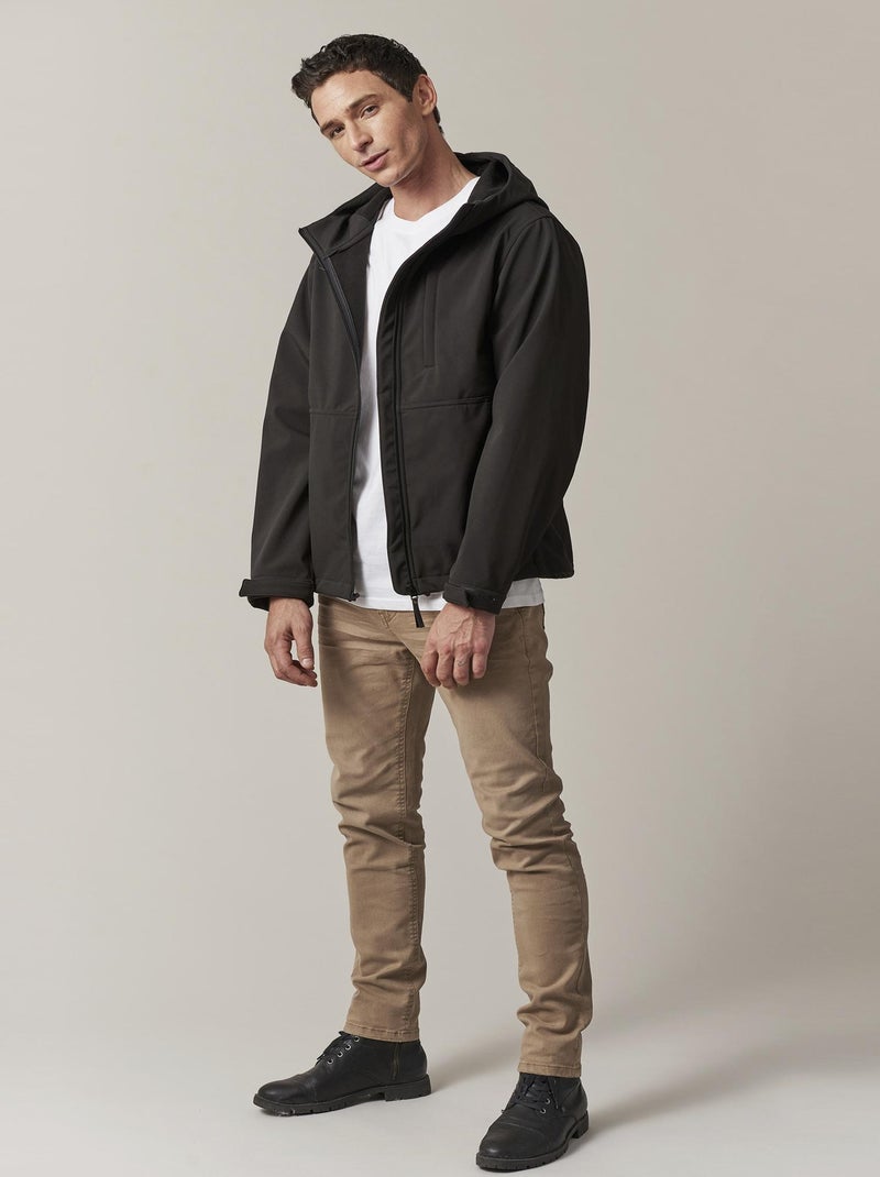 Veste streetwear unie à capuche  'Deeluxe' Noir - Kiabi