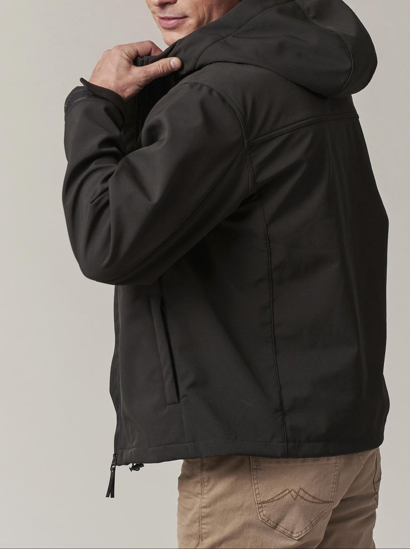 Veste streetwear unie à capuche  'Deeluxe' Noir - Kiabi