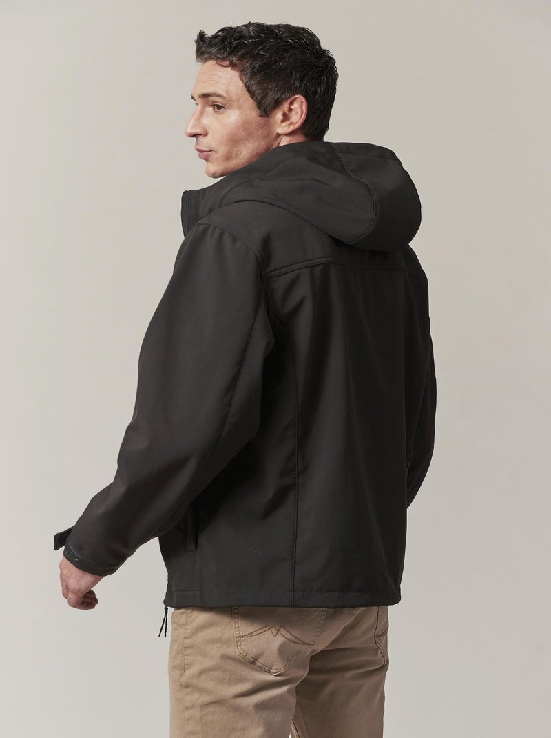 Veste streetwear unie à capuche  'Deeluxe' Noir - Kiabi