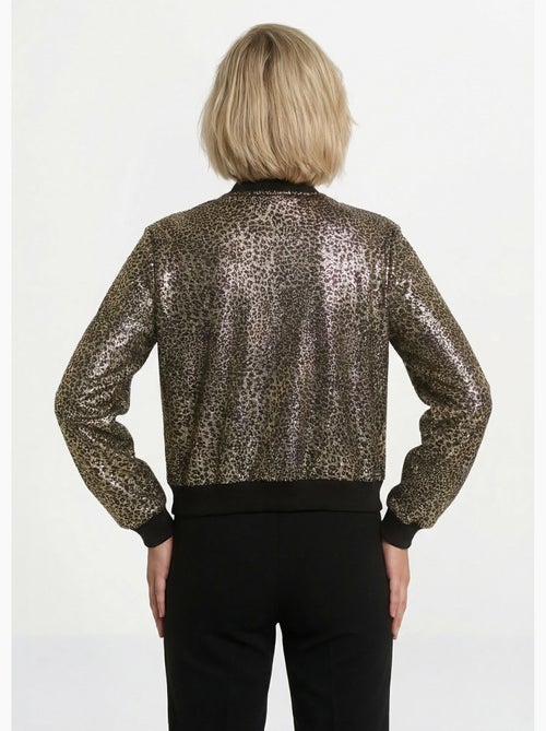 Veste style bomber imprimé métallisé - AFIBEL - Kiabi