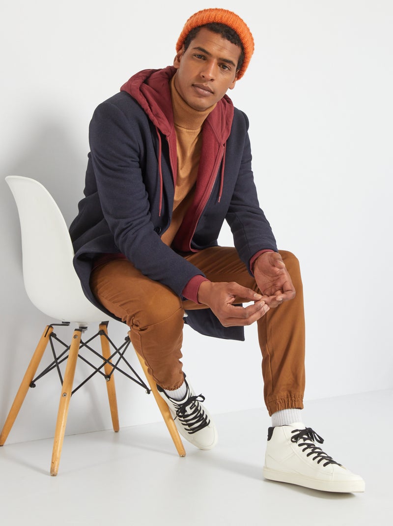 Veste style lainage Bleu - Kiabi