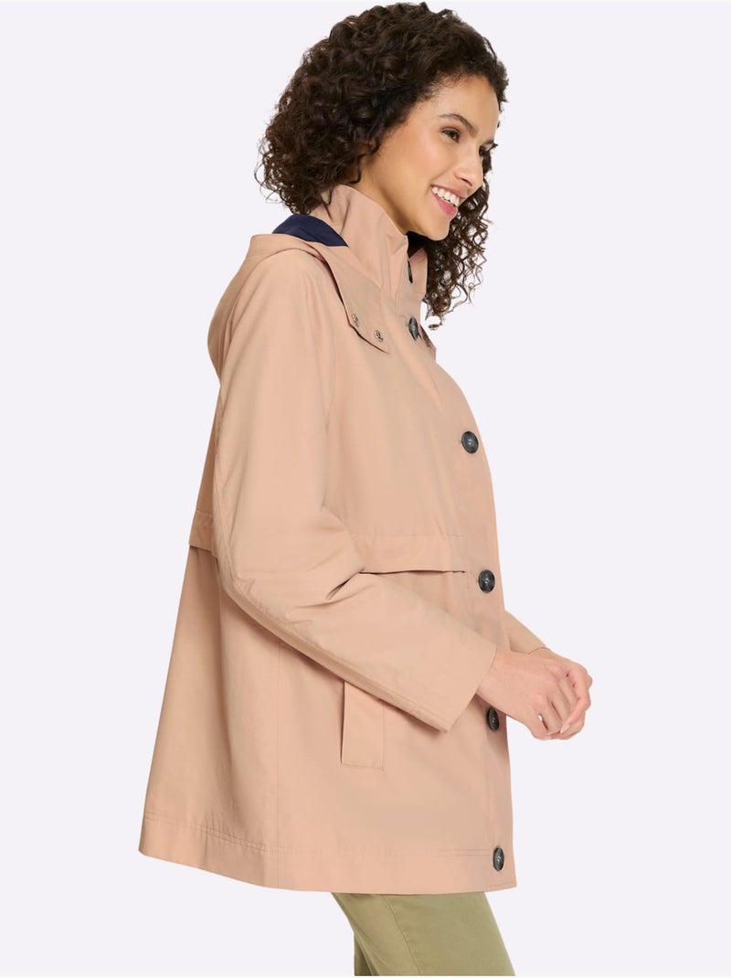 Veste Style Trench-coat Tendance - Helline Beige - Kiabi