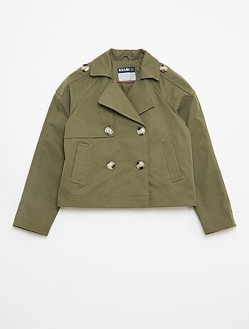 Veste style trench col tailleur