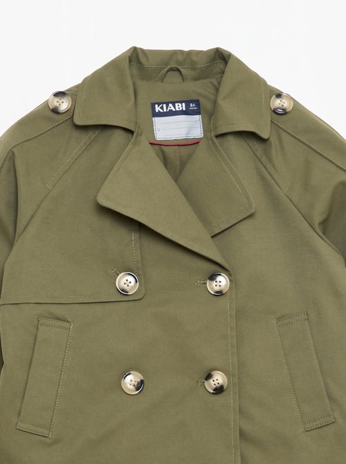 Veste style trench col tailleur - Kiabi