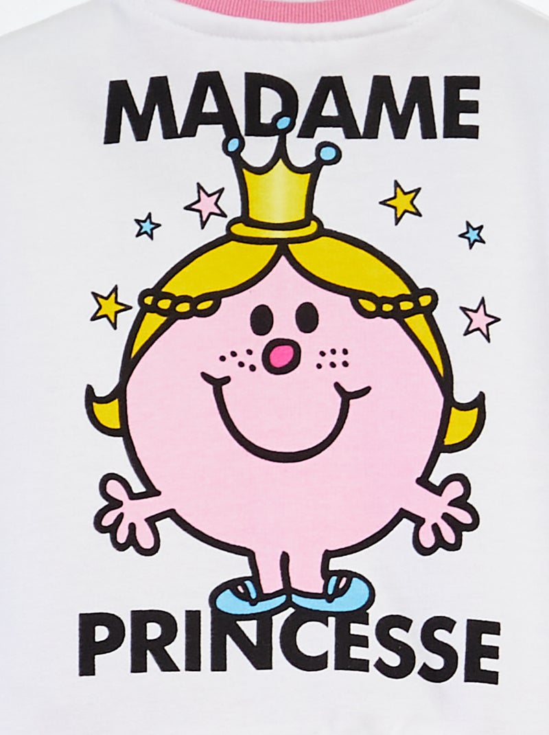 Veste style université américaine 'Monsieur Madame' Rose - Kiabi