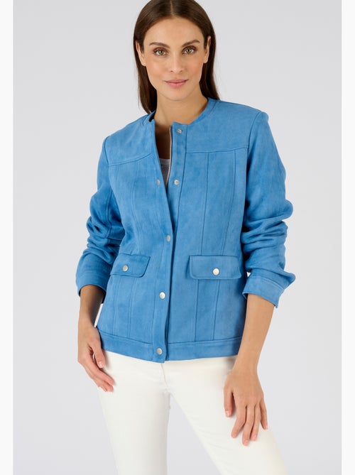 Veste suédine stretch - Damart - Kiabi
