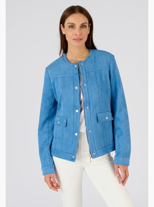 Veste suédine stretch - Damart - Kiabi
