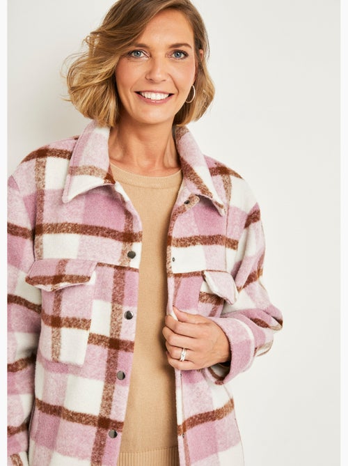 Veste surchemise chaude carreaux - AFIBEL - Kiabi