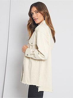 Veste surchemise en denim - Kiabi