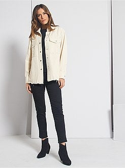 Veste surchemise en denim - Kiabi