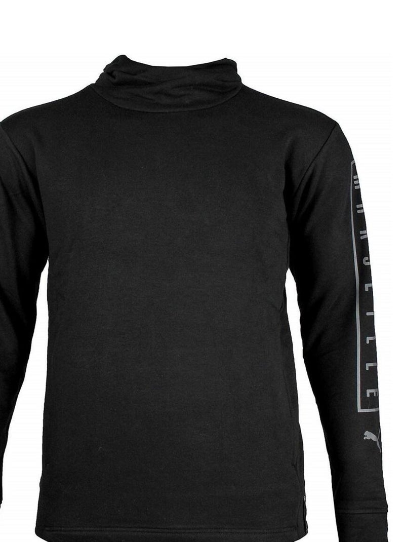 Veste survêtement 'Marseille Puma' 'OM Fan Slogan' Noir - Kiabi