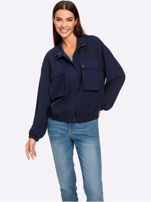 Veste Sweat 2 Poches Soufflet - Taille Standard - helline - Kiabi
