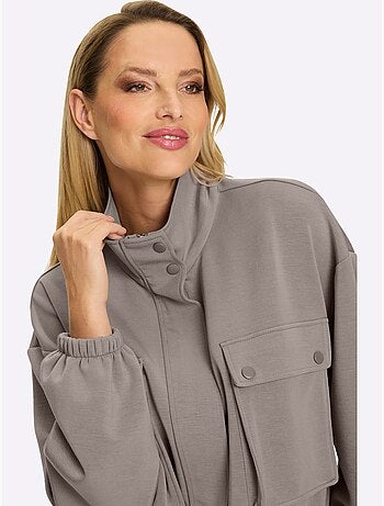 Veste Sweat 2 Poches Soufflet - Taille Standard - helline