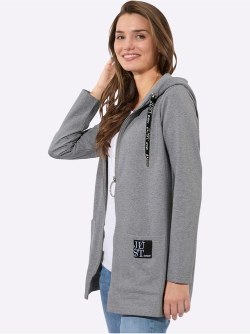 Veste Sweat 60% Coton - Taille Standard - Witt - Kiabi Veste Sweat 60% Coton - Taille Standard - Witt - Kiabi