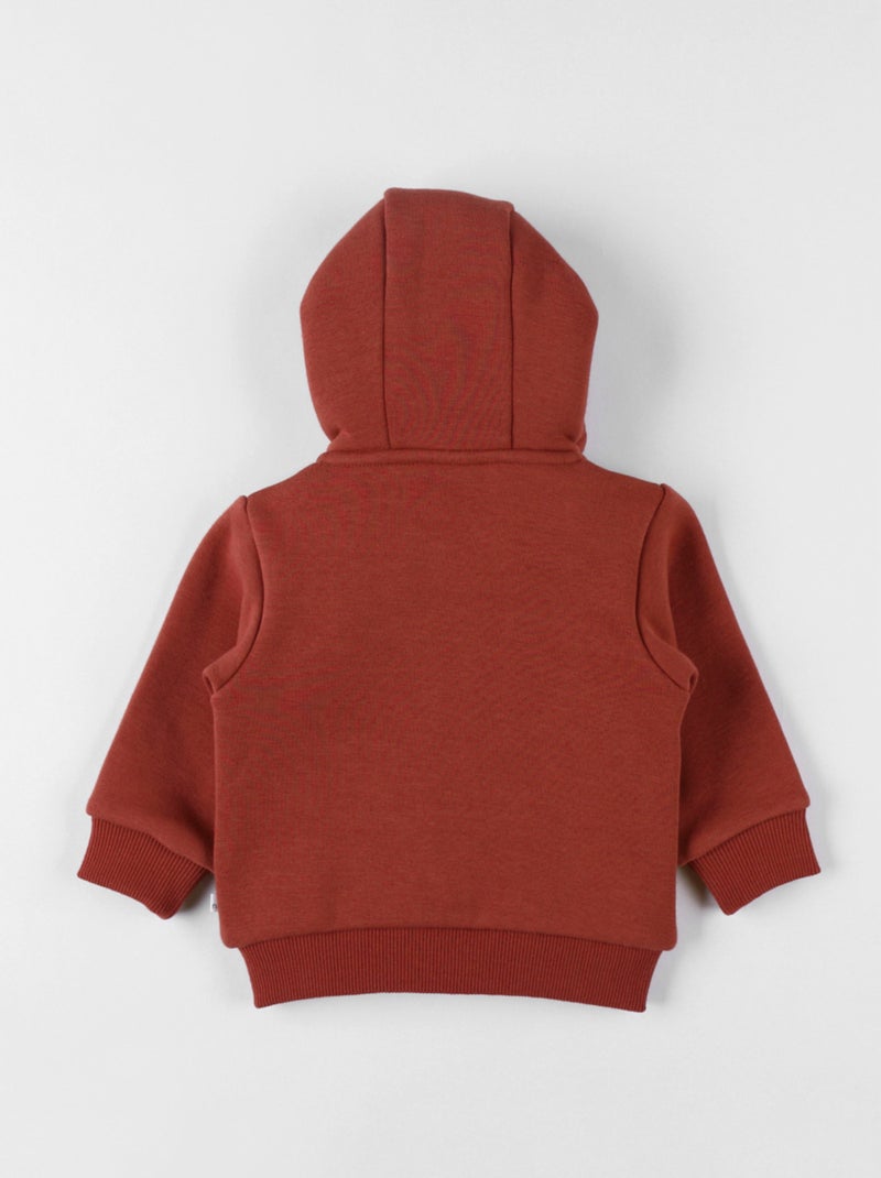 Veste sweat à capuche, Sweatoloudoux® Noukie's Rouge - Kiabi